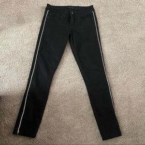 Bebe Jeans with Dazzled Stripes